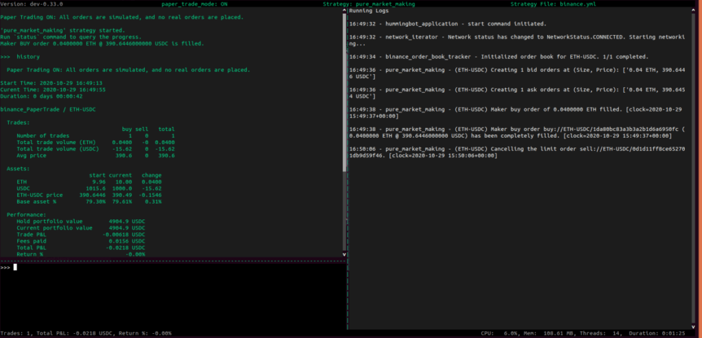 Instructions on how to connect your exchange to humming bot.