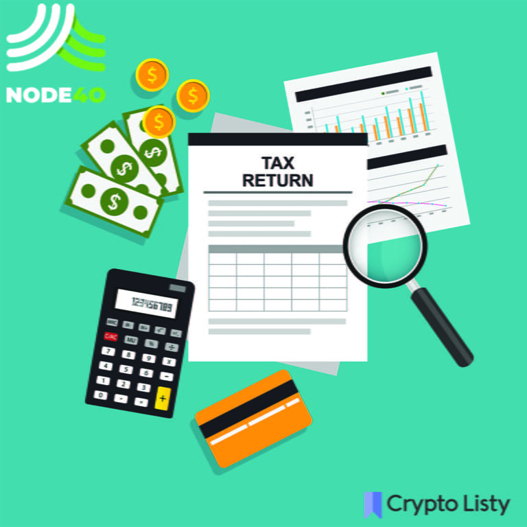 Pay Less Crypto Taxes When Using NODE40.