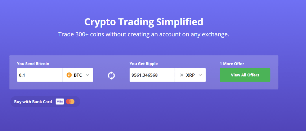 Select your trading pairs on coinswitch