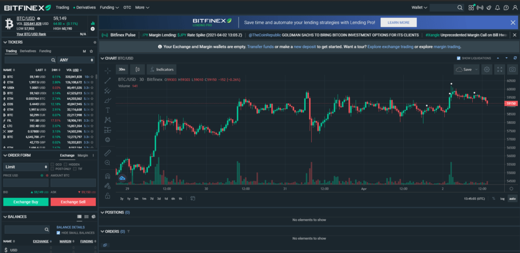 Place orders using the trading terminal.