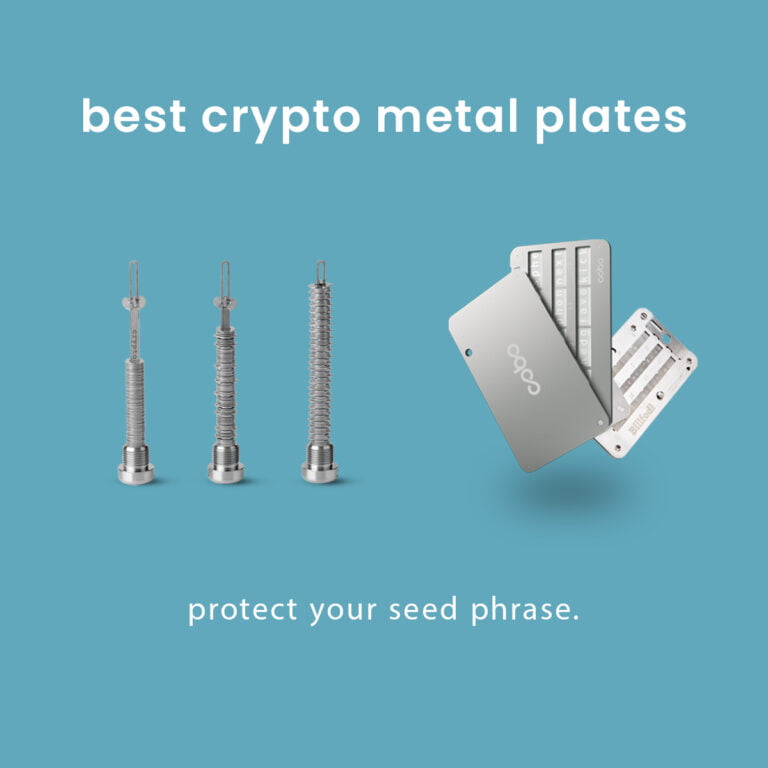 8 Best Crypto Metal Plates for Recovery Seed Key and Wallet Backups.