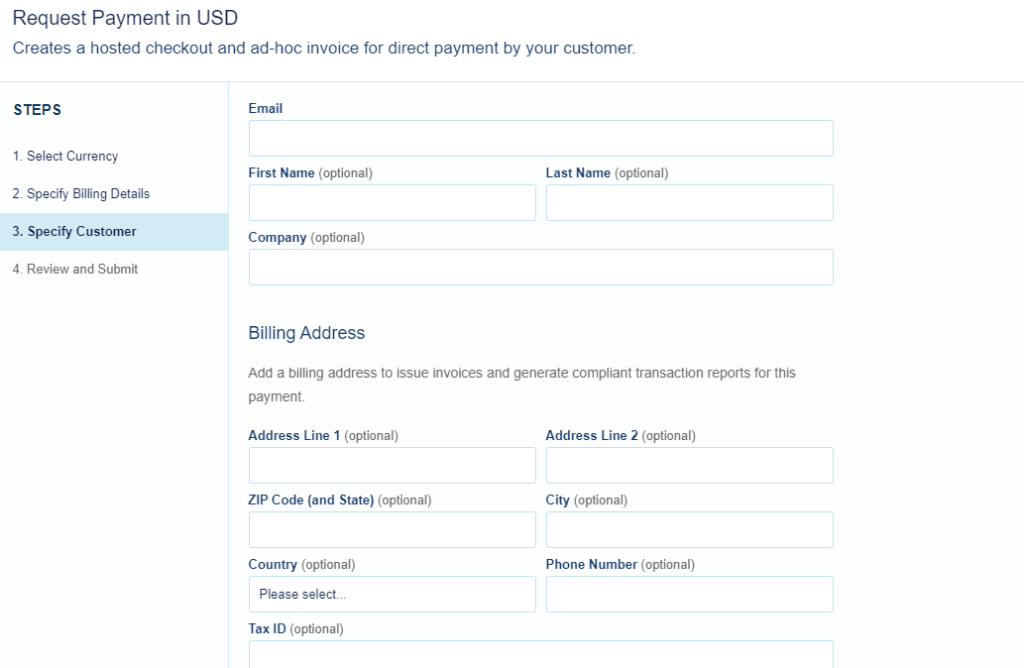 Specify COINQVEST customer.