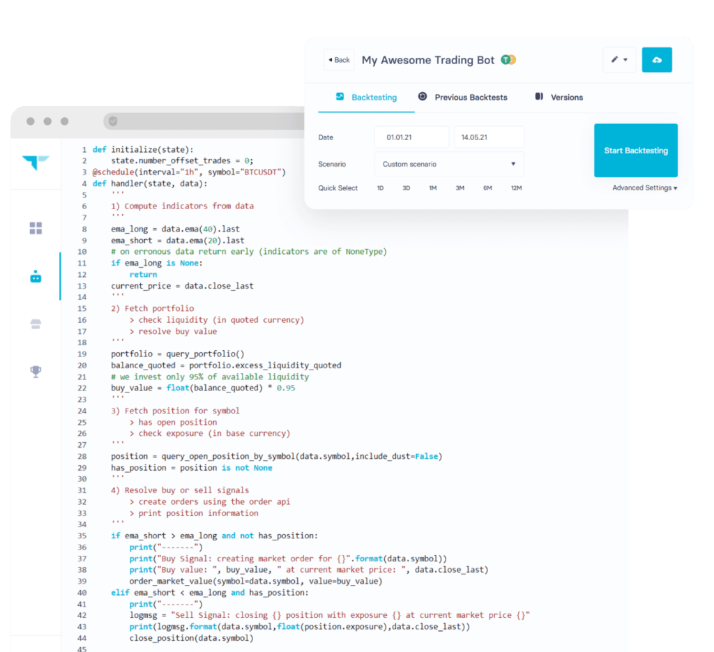 Trality bot coding.