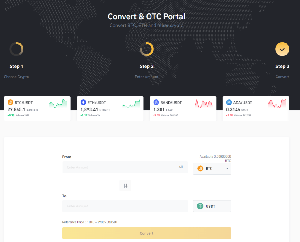 convert crypto