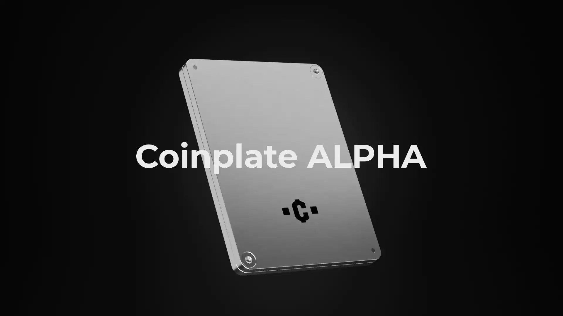 Coinplate Alpha